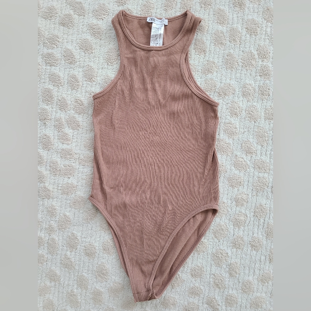 Body Zara Stretch Size XS Color Coffee